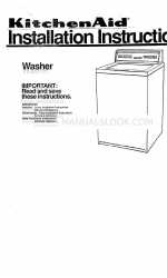 KitchenAid DISHWASHER Panduan Petunjuk Instalasi