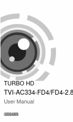 HIKVISION TURBO HD TVI-AC334-FD4/FD4-2.8 Panduan Pengguna