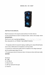 BriteLite HC-1202F Instruction Manual