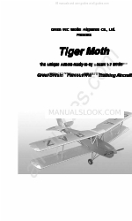 Green R/C Model Airplanes Tiger Moth Instrukcja obsługi