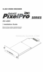 Ganz PixelPro GXi Series Installationshandbuch