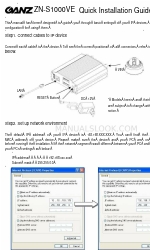 Ganz ZN-S1000VNE Manuel d'installation rapide