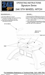 Cequent Towing Products 40259 Operating Instructions Manual