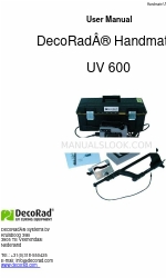 DecoRad HandMate UV600 Manuale d'uso