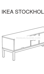 IKEA STOCKHOLM Manual de instruções