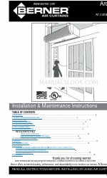 Berner Architectural Elite 8 Installation & Maintenance Instructions Manual