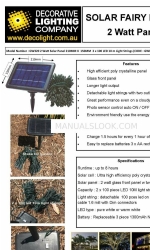 Decorative Lighting Company GWDO320K200PW Operation Instructions