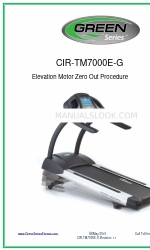 GREEN SERIES FITNESS CIR-TM7000E-G Verfahren