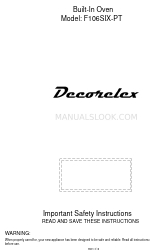 Decorelex F106SIX-PT Посібник