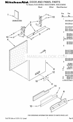 KitchenAid KUDC03IVBL0 Onderdelenlijst