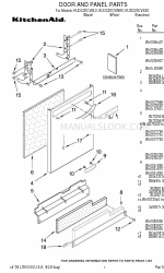 KitchenAid KUDC20CVBL0 Elenco delle parti