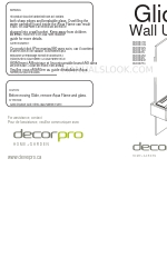 decorpro Glide D50008-BLA Manual de início rápido