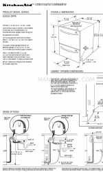 KitchenAid KUDD01DPPA 제품 설명서