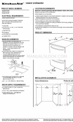 KitchenAid KUDD03DTSS Specifications