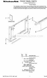 KitchenAid KUDD03STPA10 Parts List