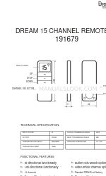 DecorQuip Dream Range 191679 Manual de inicio rápido