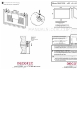 Decotec NARCISSE L.150 빠른 설치 매뉴얼