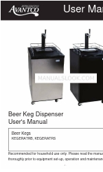 Avantco Beer Keg Dispenser Manual do utilizador