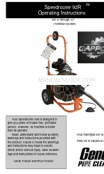 Gap Power Speedrooter 92R Manual de instrucciones