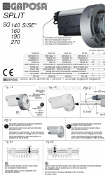 GAPOSA SPLIT SQ 160SE Quick Start Manual