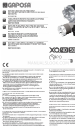 GAPOSA XQ Sileo 40 Manual de instrucciones