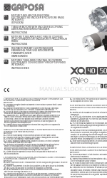 GAPOSA XQ40ER Manual de instruções