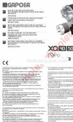 GAPOSA XQ40EX Manual de instrucciones