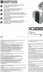 GAPOSA XQ50 Manuale di istruzioni