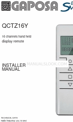 GAPOSA Emitto Smart 16 QCTZ16Y 설치 관리자 매뉴얼