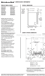 KitchenAid KUDI02CR Dimensi