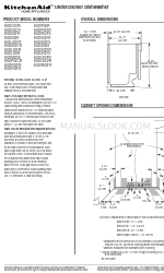 KitchenAid KUDI02CR Dimensi