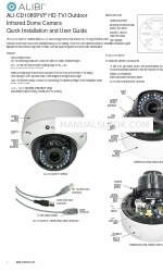 ALIBI ALI-CD1080PVF Schnellinstallation und Benutzerhandbuch