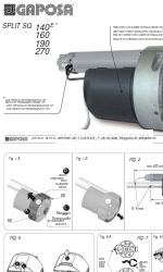 GAPOSA SPLIT SQ 140 E Series Краткое руководство по эксплуатации