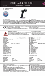 Jamara CCX Lipo 2,4 GHz 3 CH Istruzioni