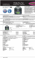 Jamara FCX6 Pro Tel Instruction