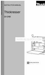 Makita 2012NB 取扱説明書