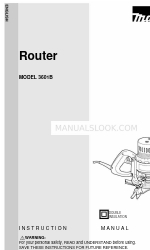 Makita 3601B Manuel d'instruction