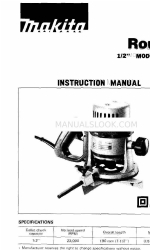 Makita 3601B Manuale di istruzioni