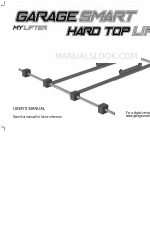 Garage Smart Hard Top Lifter Manual do utilizador