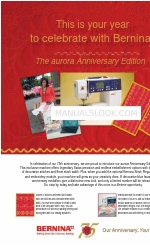 Bernina aurora Anniversary Edition Spesifikasi