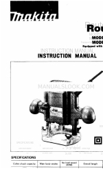 Makita 3620 Manuale di istruzioni
