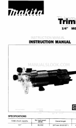 Makita 3703 Manuale di istruzioni