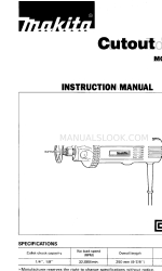 Makita 3706 Manual de instruções