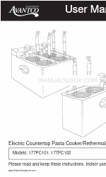 Avantco Equipment 177PC101 Podręcznik użytkownika