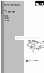 Makita 3707 Instruction Manual