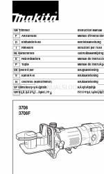 Makita 3708 Manuel d'instruction