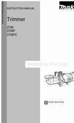 Makita 3708 Manual de instrucciones