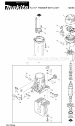 Makita 3708FC Daftar Bagian