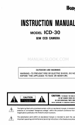 Ikegami ICD-30 Manuel d'instruction