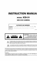 Ikegami ICD-31 Manuel d'instruction